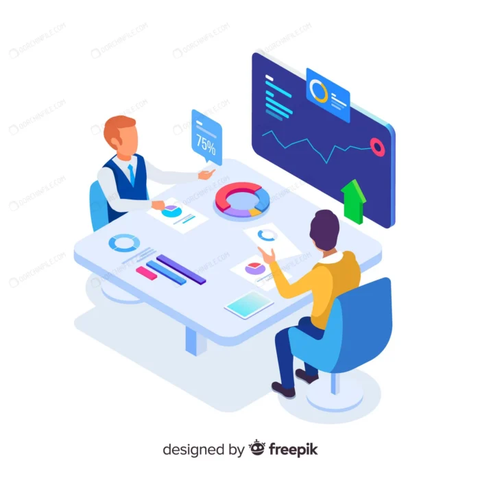 isometric business people meeting illustration crca1d99cf2 size0.91mb - title:ایزومتریک جلسه تجاری - اورچین فایل - format:EPS - وکتور - sku:crca1d99cf2 - keywords: p_id:91273