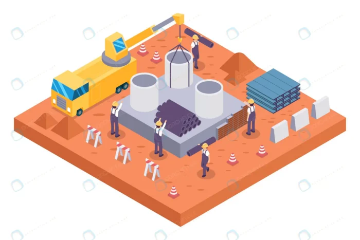 isometric engineers working construction 1.webp crc81fd9f5b size1.05mb 1 - title:وکتور ایزومتریک ساخت پروژه - اورچین فایل - format:EPS - وکتور - sku:crc81fd9f5b - keywords: p_id:44630