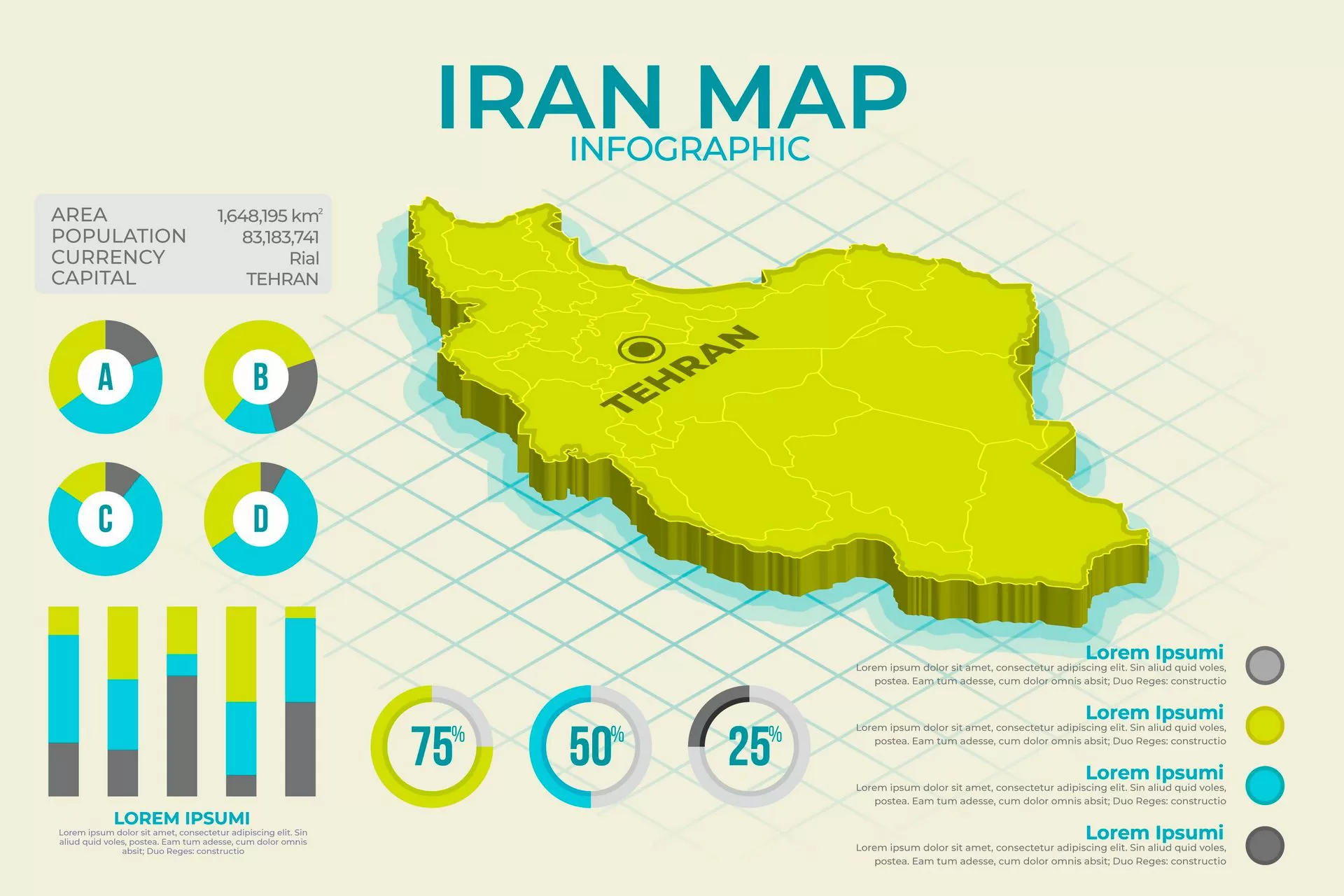 isometric iran map infographic crc10937a87 size2.26mb - title:Home Main - اورچین فایل - format: - sku: - keywords: p_id:18