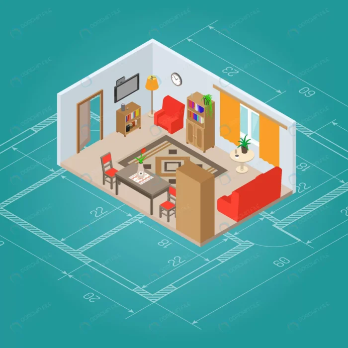 isometric living room interior crcb4415f74 size2.47mb 1 - title:ایزومتریک دکوراسیون اتاق نشیمن - اورچین فایل - format:EPS - وکتور - sku:crcb4415f74 - keywords: p_id:48826