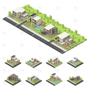 isometric suburban buildings composition crcebc83190 size7.05mb - title:Home - اورچین فایل - format: - sku: - keywords: p_id:18