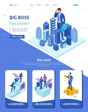 isometric website template landing page big busin crcb158af68 size1.37mb - title:Home - اورچین فایل - format: - sku: - keywords: p_id:18