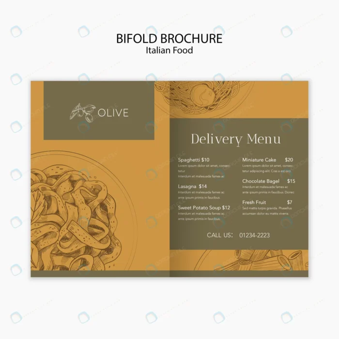 italian food bifold brochure template 1.webp crccfd15bb9 size7.1mb 1 - title:بروشور 2 لت غذای ایتالیایی - اورچین فایل - format:PSD - فتوشاپ - sku:crccfd15bb9 - keywords: p_id:46374