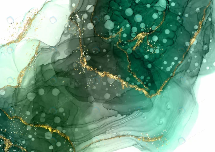 jade green hand painted alcohol ink background wi crc33104fa6 size17.59mb - title:بکگراند جوهر یشمی با رگه های طلایی - اورچین فایل - format:EPS - وکتور - sku:crc33104fa6 - keywords: p_id:86095