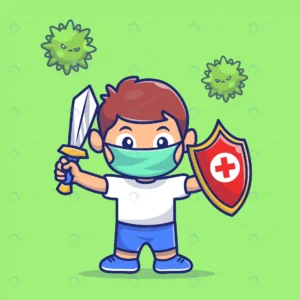 kid fight corona virus illustration corona mascot crc527d0790 size0.98mb - title:Home - اورچین فایل - format: - sku: - keywords: p_id:18