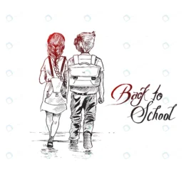 kids going school together hand drawn sketch vect crc6fb6faef size2.10mb - title:Home Main - اورچین فایل - format: - sku: - keywords: p_id:18