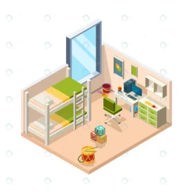 kids room interior childrens with desk sofa toys crca27d9939 size1.45mb - title:Home Main - اورچین فایل - format: - sku: - keywords: p_id:18