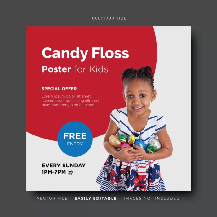 kids social media banner crcaf42ab45 size2.84mb - title:دانلود قالب پست اینستاگرام فروش محصولات کودکانه - اورچین فایل - format:EPS - وکتور - sku:crcaf42ab45 - keywords: p_id:33180