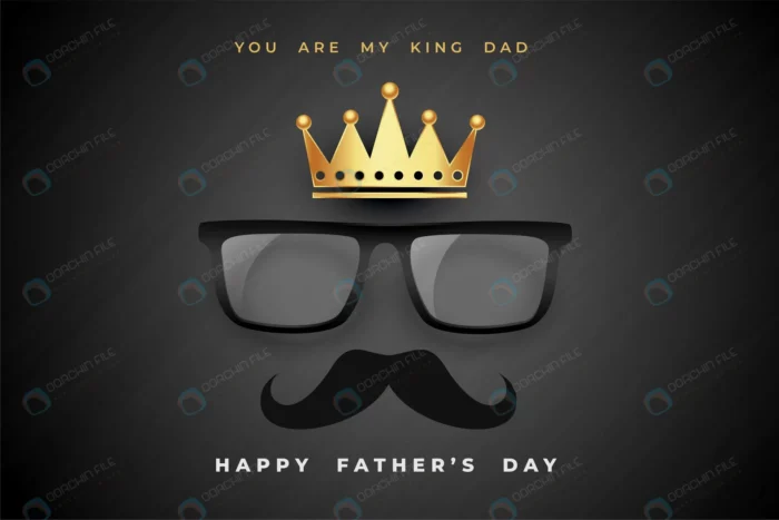 king dad fathers day concept poster background.jp crc099af999 size1.03mb - title:تبریک روز پدر با تاج طلایی - اورچین فایل - format:EPS - وکتور - sku:crc099af999 - keywords: p_id:84579