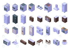 kitchen furniture icons set isometric set kitchen crc1ee0e15d size1.00mb - title:Home - اورچین فایل - format: - sku: - keywords: p_id:18