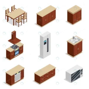 kitchen furniture isometric icons set crc7e808dbb size1.49mb - title:Home - اورچین فایل - format: - sku: - keywords: p_id:18