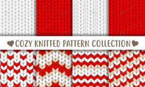 knitted pattern collection red white beige rnd422 frp5572153 - title:Home - اورچین فایل - format: - sku: - keywords: p_id:18