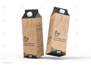 kraft paper tetra juice milk carton mockup crcb739765c size94.34mb - title:Home - اورچین فایل - format: - sku: - keywords: p_id:18