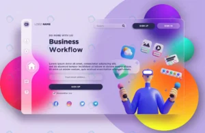 landing page ui website with glassmorphism style rnd593 frp29209893 1 - title:Home - اورچین فایل - format: - sku: - keywords: p_id:18