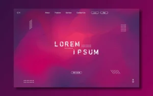 landing page with fuscia holographic color minima crc1a333a31 size3.26mb - title:Home - اورچین فایل - format: - sku: - keywords: p_id:18