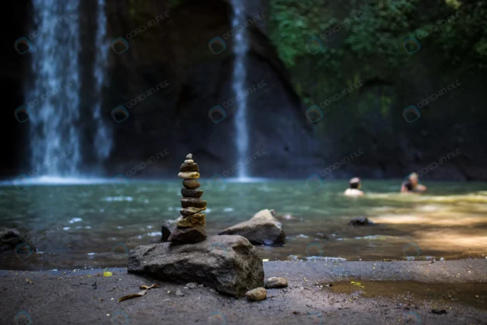 landscape beautiful waterfall bali crcb01a739f - title:دانلود عکس دریاچه با آبشار - اورچین فایل - format:JPG - استوک - sku:crcb01a739f - keywords: p_id:57701