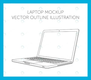 laptop macbook mockup vector outline illustration rnd438 frp26336008 - title:Home - اورچین فایل - format: - sku: - keywords: p_id:18