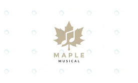 leaf maple with music logo vector symbol icon desi rnd868 frp23939294 1 - title:Home Main - اورچین فایل - format: - sku: - keywords: p_id:18