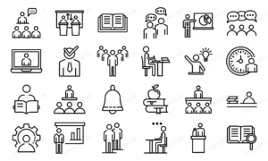 lecture class icons set outline style crcfc457fe2 size1.26mb - title:Home - اورچین فایل - format: - sku: - keywords: p_id:18