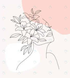 line art beautiful woman s face flowers 2 crcb4cc6eae size2.10mb - title:Home - اورچین فایل - format: - sku: - keywords: p_id:18