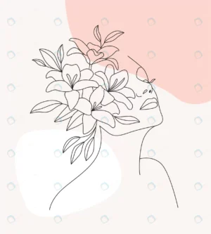 line art beautiful woman s face flowers 2 crcb4cc6eae size2.10mb - title:Home - اورچین فایل - format: - sku: - keywords: p_id:18