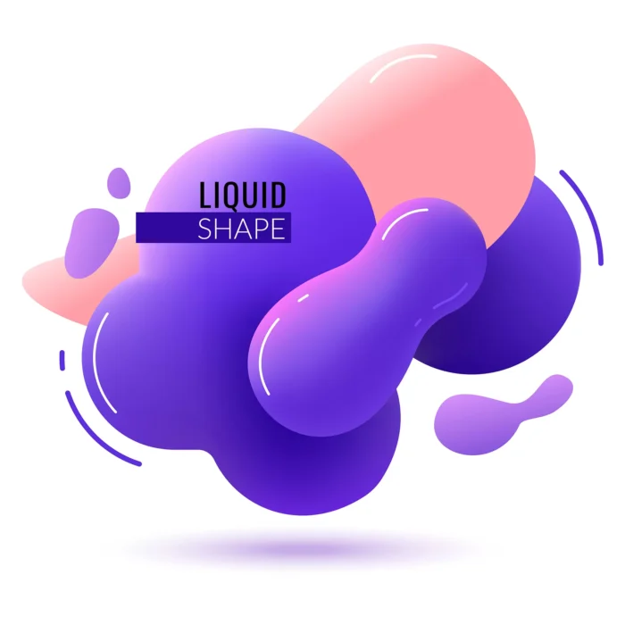 liquid shape banner fluid abstract color elements paint form memphis graphic texture 3d modern design illustration - title:شکل های منحنی معلق - اورچین فایل - format:EPS - وکتور - sku:3599 - keywords: p_id:29237