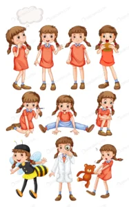 little girl doing different activities illustrati crc93c0ecb4 size6.80mb - title:Home - اورچین فایل - format: - sku: - keywords: p_id:18