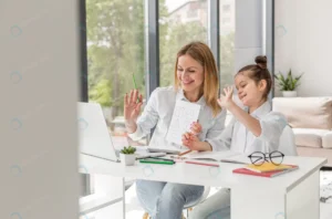 little girl studying with her teacher indoors crcd4ba93fd size1.07mb 5760x3797 - title:Home - اورچین فایل - format: - sku: - keywords: p_id:18