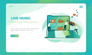 live music preparation landing page template crcab2d922d size0.91mb - title:Home - اورچین فایل - format: - sku: - keywords: p_id:18