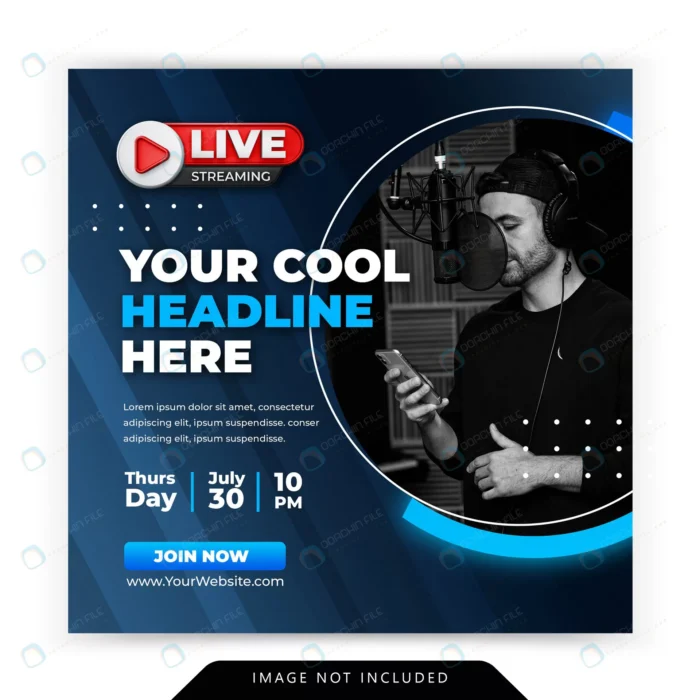 live streaming workshop instagram post social med crcefecb882 size25.81mb 1 - title:قالب لایه باز پست اینستاگرام مناسب لایو - اورچین فایل - format:PSD - فتوشاپ - sku:crcefecb882 - keywords: p_id:42811
