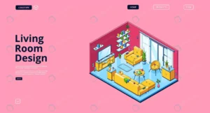 living room design web layout with isometric inte crca0e177c7 size4.15mb - title:Home - اورچین فایل - format: - sku: - keywords: p_id:18