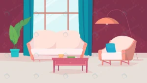 living room interior banner flat cartoon design a crccfa13e6f size1.39mb - title:Home - اورچین فایل - format: - sku: - keywords: p_id:18