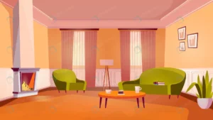 living room interior concept flat cartoon design crc228c90f0 size11.34mb - title:Home - اورچین فایل - format: - sku: - keywords: p_id:18