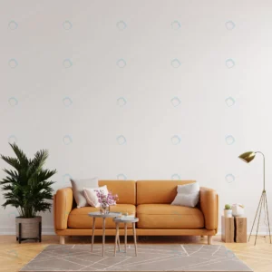 living room interior wall mockup warm tones with crcbcafb1d1 size5.91mb 4000x4000 - title:Home - اورچین فایل - format: - sku: - keywords: p_id:18