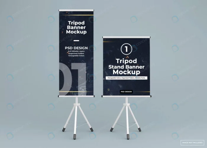 long short tripod banner stand mockup crcaca6498c size9.09mb - title:موکاپ استند سه پایه - اورچین فایل - format:PSD - فتوشاپ - sku:crcaca6498c - keywords: p_id:83869