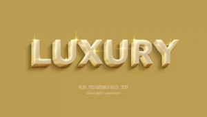 luxury 3d text style effect - title:Home - اورچین فایل - format: - sku: - keywords: p_id:18