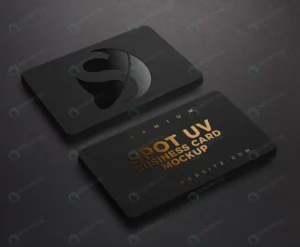 luxury black business card mockup with spot uv go crc41e53143 size56.55mb - title:Home - اورچین فایل - format: - sku: - keywords: p_id:18