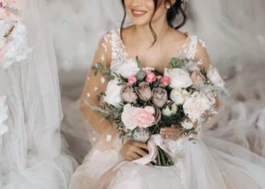 luxury bride holding big bouquet flowers crc3b90cde2 size7.14mb 4704x3360 - title:Home - اورچین فایل - format: - sku: - keywords: p_id:18