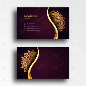 luxury business card design template with luxury crc960e5a03 size3.64mb - title:Home - اورچین فایل - format: - sku: - keywords: p_id:18