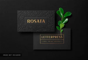 luxury business card mockup with gold letterpress crc8ba83509 size77.75mb - title:Home - اورچین فایل - format: - sku: - keywords: p_id:18