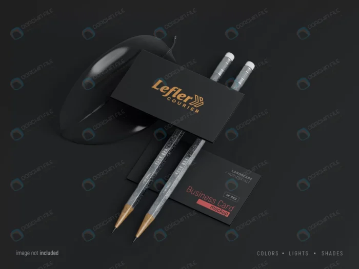 luxury business card mockup with gold letterpress crcdd946853 size82.71mb - title:قالب کارت ویزیت مینیمال با فرمت فتوشاپ - اورچین فایل - format:PSD - فتوشاپ - sku:crcdd946853 - keywords: p_id:79533