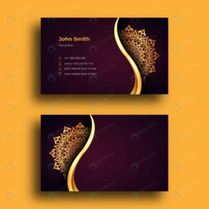 luxury business card template with luxury ornamen crc876f31a6 size3.45mb - title:Home - اورچین فایل - format: - sku: - keywords: p_id:18