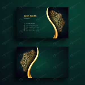 luxury business card template with ornamental man crc75dd48de size4.51mb - title:Home - اورچین فایل - format: - sku: - keywords: p_id:18