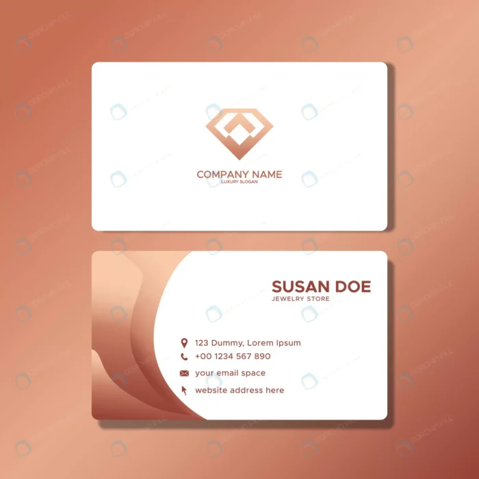 luxury business card crc57604099 size5.38mb - title:تمپلیت کارت ویزیت کسب و کار دو رو - اورچین فایل - format:EPS - وکتور - sku:crc57604099 - keywords: p_id:80375