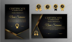 luxury gold black halftone certificate with gold crc7f01661a size25.03mb - title:Home - اورچین فایل - format: - sku: - keywords: p_id:18