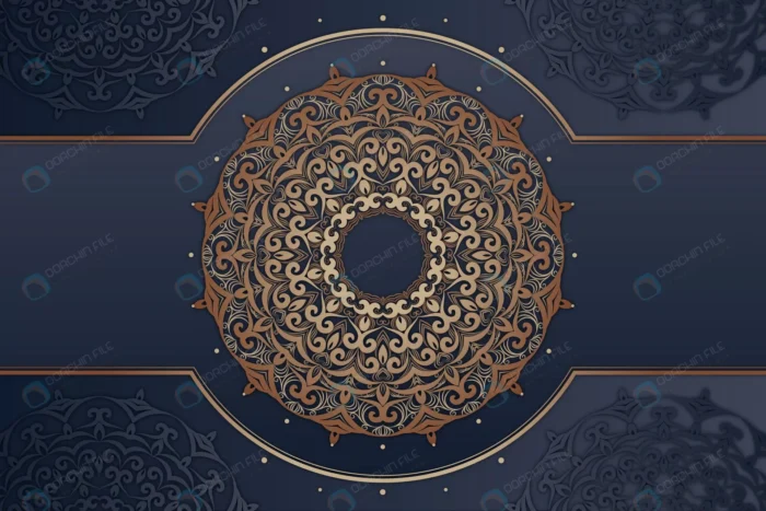luxury mandala background 7 crc34c866be size43.36mb 1 - title:وکتور ماندالای شیک در بکگراند سرمه ای - اورچین فایل - format:EPS - وکتور - sku:crc34c866be - keywords: p_id:53004