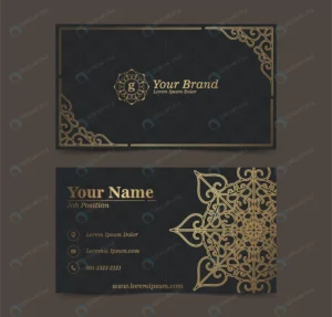 luxury mandala business card rnd233 frp9066835 - title:Home - اورچین فایل - format: - sku: - keywords: p_id:18