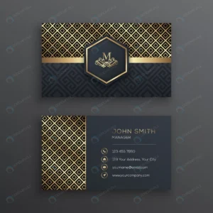 luxury modern black gold business card template w crc01b21393 size2.88mb - title:Home - اورچین فایل - format: - sku: - keywords: p_id:18