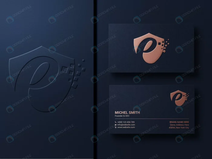 luxury modern dark business card logo mockup with crc758bf0c9 size67.95mb - title:کارت ویزیت بیزینس و اداری با فرمت فتوشاپ - اورچین فایل - format:PSD - فتوشاپ - sku:crc758bf0c9 - keywords: p_id:79627