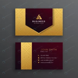 luxury red gold business card template with geome crc35db6183 size1.99mb - title:Home Main - اورچین فایل - format: - sku: - keywords: p_id:18